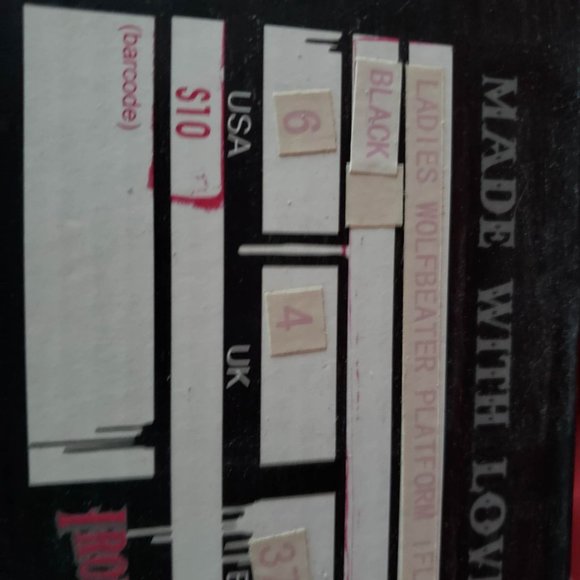 Iron Fist Wolfbeater platform Stilettos, mint in original box. Unworn. 1st run. - Picture 6 of 7